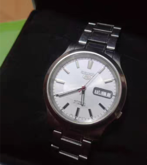 精工5号机械表男表 18年京东购买，型号忘...