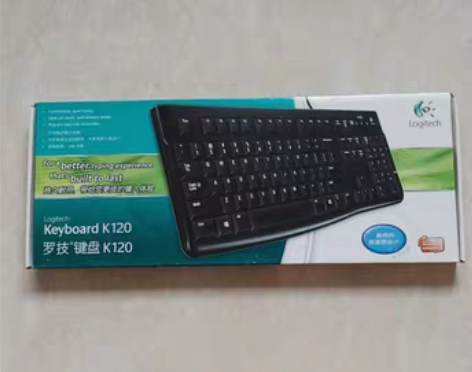 包邮全新罗技键盘K120，自己用不到了，便...