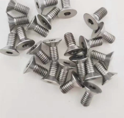 钛合金沉头内六方螺丝M4*8  总长8mm...