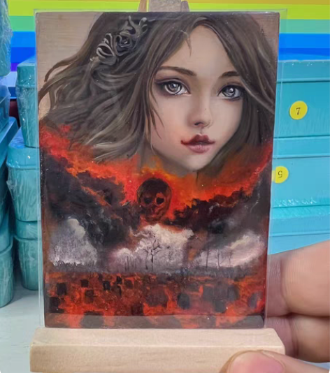 包邮逆世界系列手绘（油画） hit画师：龙...