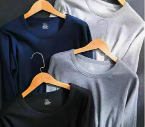 包邮南极人纯棉保暖内衣男士全棉毛衫内穿打底...