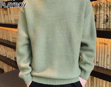 转卖花花公子秋冬季毛衣男士宽松厚款韩版潮流个性2019新款打...
