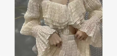 :小香风两件套套装 :S- XL码¥954...