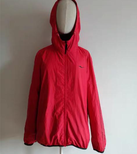 包邮鸿星尔克春秋季防风夹克连帽运动休闲上衣...