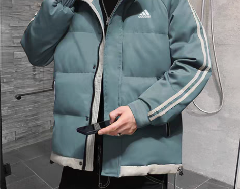 转卖官网旗舰店阿迪一达斯冬季男士休闲潮流羽...