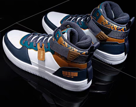 转卖特步男鞋高帮板鞋男官方旗舰正品休闲鞋子...