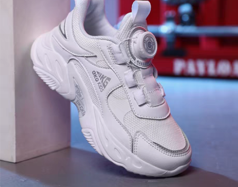 转卖回力2022春夏季网面旋转纽扣运动鞋儿...