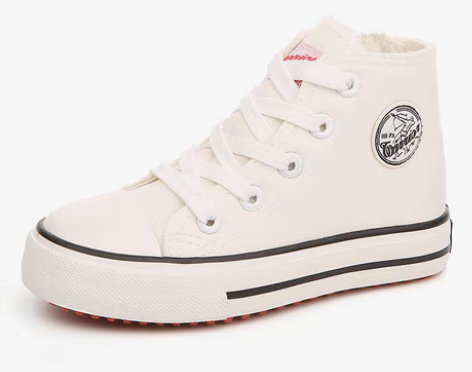 转卖[转卖]回力童鞋儿童高帮帆布鞋春季新款...