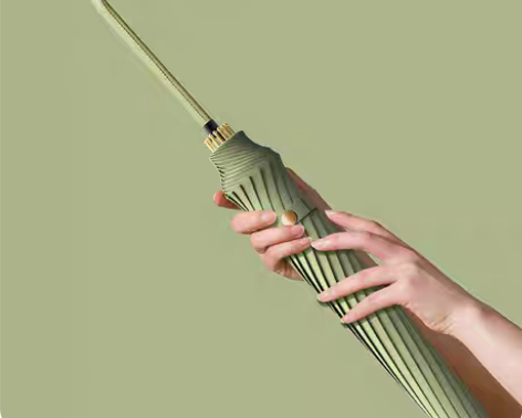 包邮日系小清新16骨自动雨伞长柄晴雨伞遮阳...