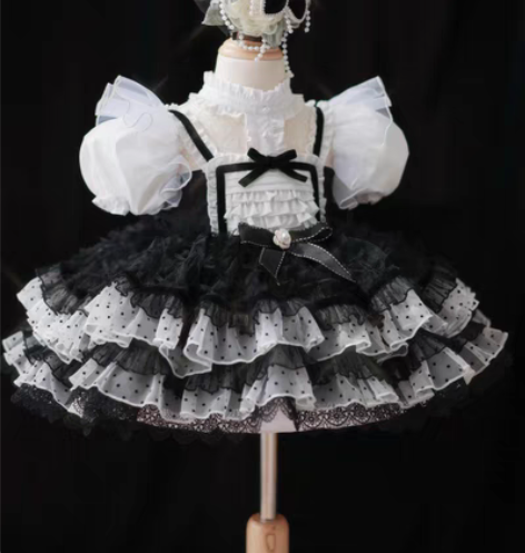 包邮矫情妞 黑天鹅之梦 裙长43 赫本风小...