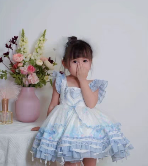 包邮可出青萝鱼手作天鹅之梦jsk 130c...