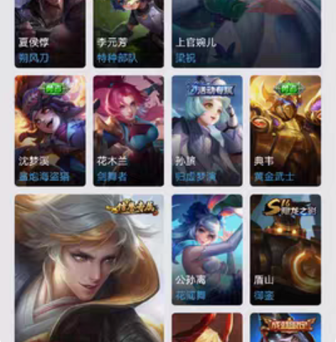 一手号安卓q区，皮肤有梁祝，时雨天司，电玩...