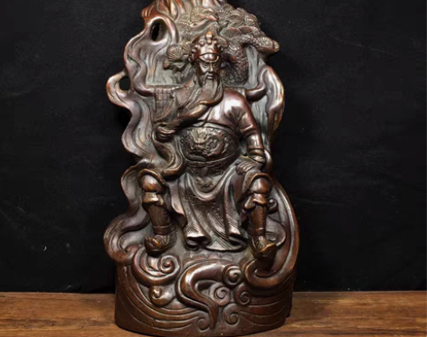 包邮纯铜武财神关二爷供奉客厅店铺武圣关公招...