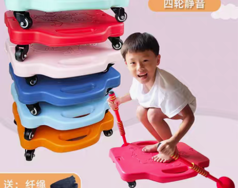 转卖感统滑板车幼儿园趣味游戏道具儿童体智能...