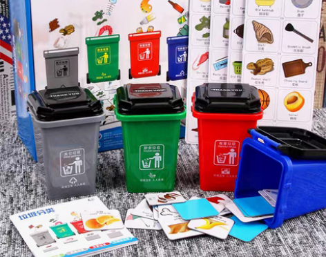 转卖养成文明好习惯环保认知垃圾分类道具亲子...