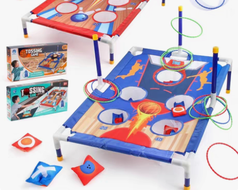 包邮儿童幼儿园感统训练器材 丢沙包投掷套圈...