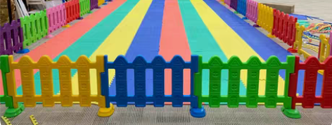 北京出租儿童彩色地垫充气水池海洋球彩色围栏...