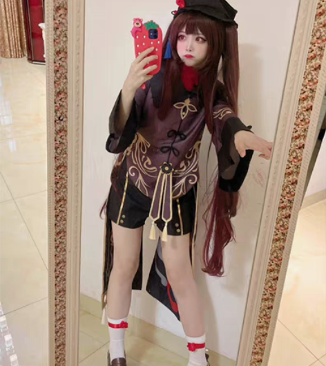 包邮原神胡桃cos假发全新包邮送发网！ 长...