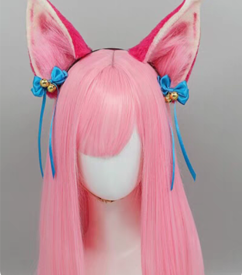 包邮【兔民民】手作cosplay兽耳九尾妖...
