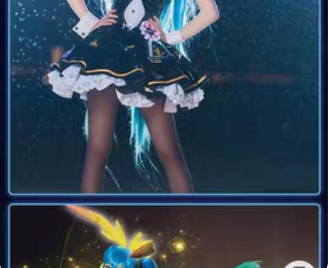 包邮【COS出租】初音未来兔女郎打歌服 火...