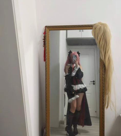 包邮克鲁鲁cos服70 带假发+40（发饰...