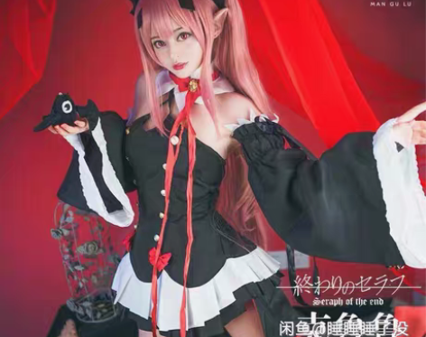 包邮克鲁鲁cos服M码大全套 假毛头饰（无...