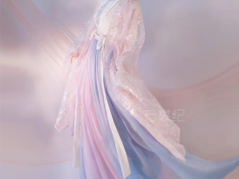 转卖【东月棠-原云裳纪】春樱紫蓝 六米摆一...