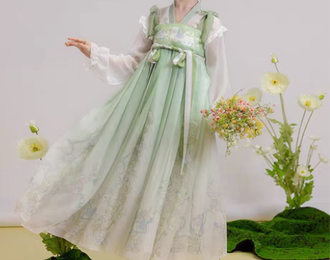 包邮笙笙蔓【 喵柒柒】原创汉服女日常齐胸襦...