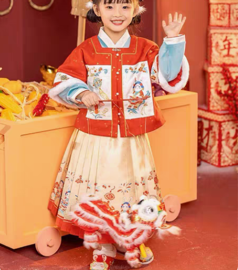 西子问 拜年服 汉服套装 福星套装 120...