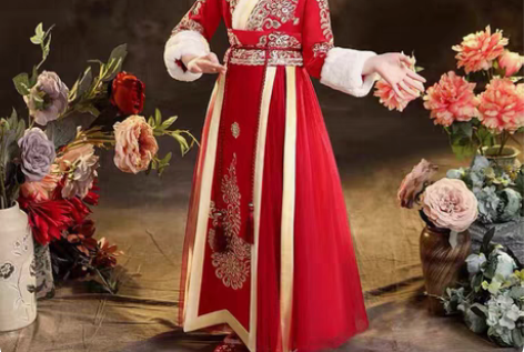 包邮母婴店清仓,全新包邮,儿童汉服女秋冬,...