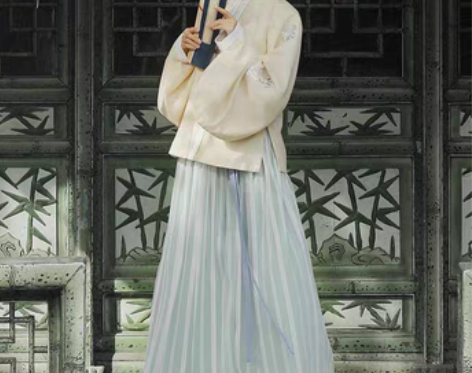 转卖出【十三余 小豆蔻儿】[与君书]下裙，...