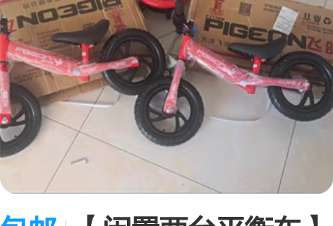 包邮【闲置两台平衡车】孩子不爱骑,全新飞鸽...
