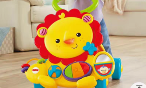 包邮正品 费雪狮子学步推车好宝宝专用狮子助...