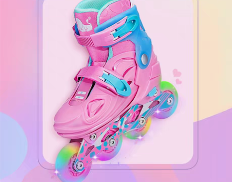 转卖美洲狮轮滑鞋溜冰鞋儿童全套装男童女童 ...