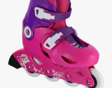 转卖迪卡侬溜冰鞋 儿童初学趣味可调节易穿戴...