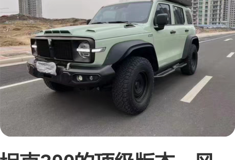 坦克300的顶级版本：风林铁骑全球限量20...