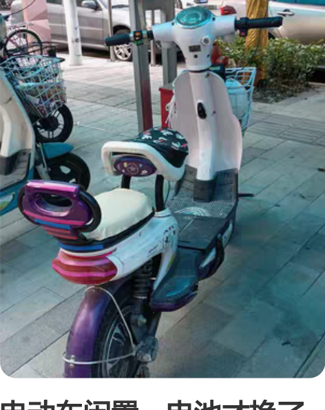 电动车闲置，电池才换了半年，换的爱玛原装电...