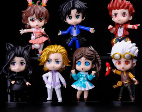 包邮斗罗大陆手办盲盒摆件，史莱克七怪全套，...