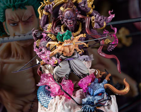 转卖海贼王GK阎魔MRJ索隆鬼气九刀流阿修...