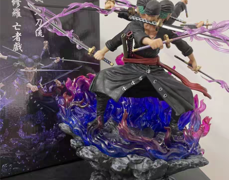 包邮海贼王和之国索隆鬼气九刀流阿修罗三头六...