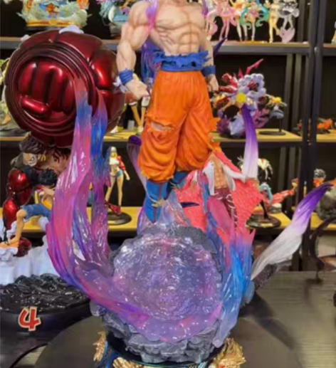 包邮七龙珠 自在极意功悟空 手办 雕像 模...