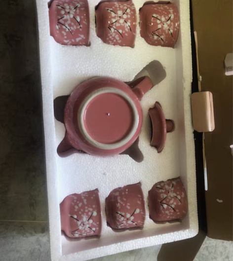 雪梅 日式茶具七件套 苏泊尔正品赠品 全新...