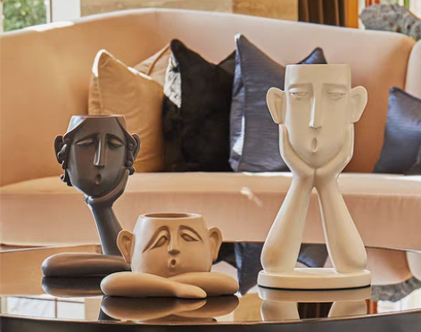 转卖北欧风格轻奢软装搭配创意艺术摆件现代简...