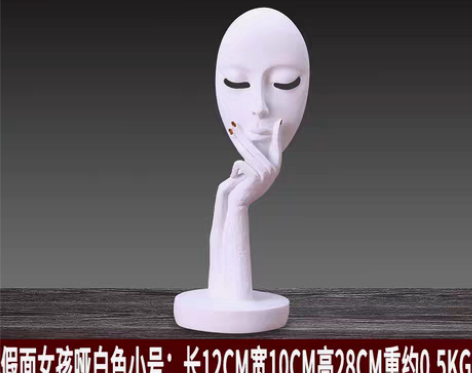 转卖欧美式个性家居饰品抽象人脸摆件简约现代...