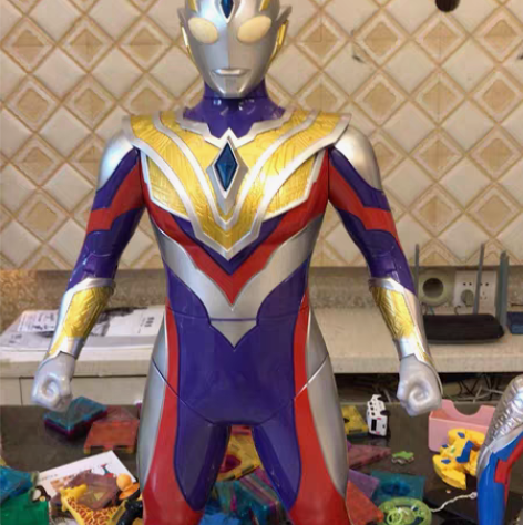 包邮奥特声光英雄超大号特利迦（70cm)和...