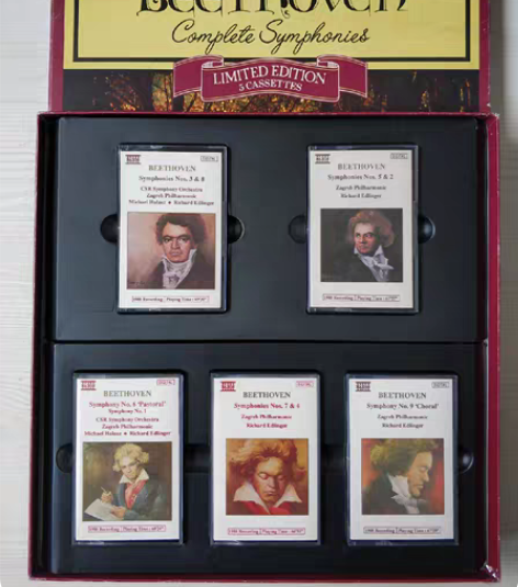 正版磁带 贝多芬美版套装五盘 齐柏林飞艇美...