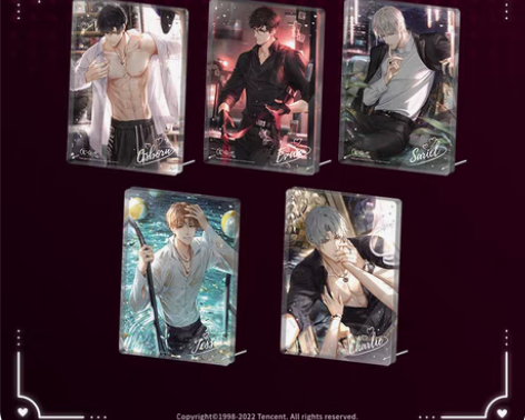 转卖光与夜之恋  日日夜夜系列亚克力装饰画...