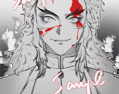 包邮【约稿】约稿头像稿/黑白/线稿/oc/...