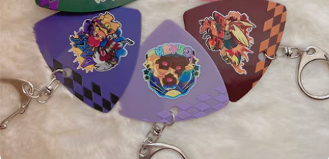 包邮正版PC宝可梦周边皮卡丘吉他拨片挂件 ...