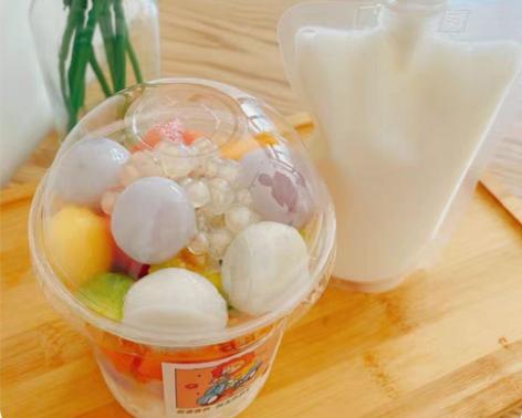 包邮网红摆摊外卖冰汤圆技术教学视频配方冰粉...